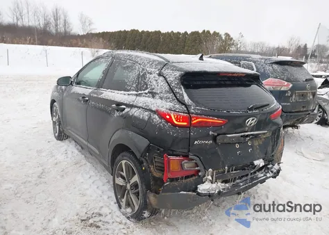 2020 Hyundai Kona Limited z USA, uszkodzony, nr VIN KM8K3CA56LU463328